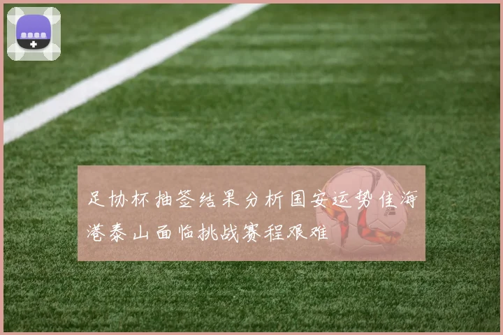 足协杯抽签结果分析国安运势佳海港泰山面临挑战赛程艰难